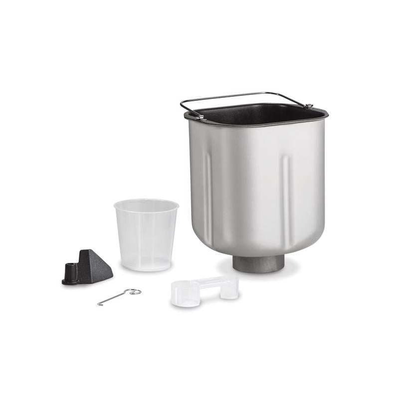 Hamilton Beach Chrome White Stainless Steel 2 lb Artisan Bread and Dough Maker