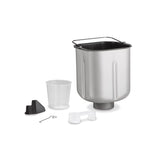 Hamilton Beach Chrome White Stainless Steel 2 lb Artisan Bread and Dough Maker