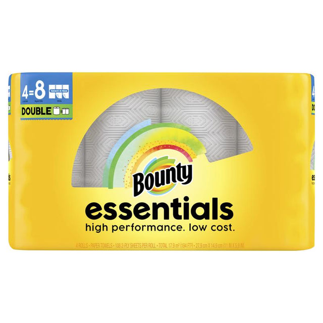 Bounty Essentials Paper Towels 108 sheet 2 ply 1 pk, Pack of 6