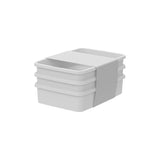 Starplast 27.2 in. H X 12.5 in. W X 17.4 in. D 3-Tier Storage Cart, Pack of 2