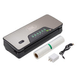 LEM MaxVacGo Black/Silver Food Vacuum Sealer