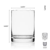 Lifetime Brands Mikasa 17 oz Clear Glass Lana Drinking Glass Set