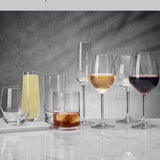Lifetime Brands Mikasa 17 oz Clear Glass Lana Drinking Glass Set