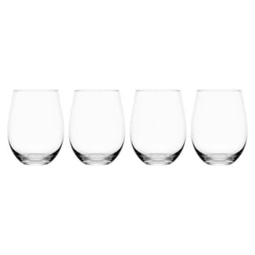 Lifetime Brands Mikasa 18 oz Clear Glass Lana Stemless Wine Glass