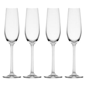 Lifetime Brands Mikasa 8.25 oz Clear Glass Lana Flute Glass