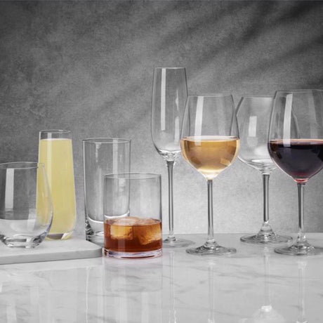 Lifetime Brands Mikasa 23 oz Clear Glass Lana Wine Glass Set