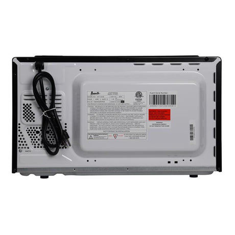 Avanti 1.1 cu ft Black/Silver Microwave 1000 W