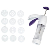 Wilton Simple Success Cookie Press White 13 pc