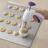 Wilton Simple Success Cookie Press White 13 pc