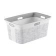 Curver White Resin Laundry Basket, Pack of 4