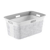 Curver White Resin Laundry Basket, Pack of 4