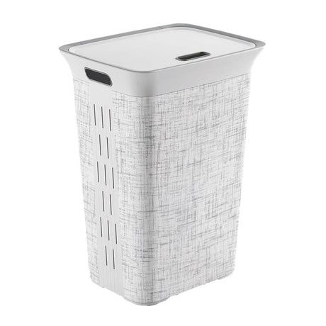 Curver White Resin Laundry Hamper, Pack of 4