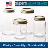 Superb Seal-It-Right Regular Mouth Canning Lids and Bands 12 pk, Pack of 12