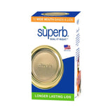 Superb Seal-It-Right Wide Mouth Canning Lids and Bands 12 pk, Pack of 12