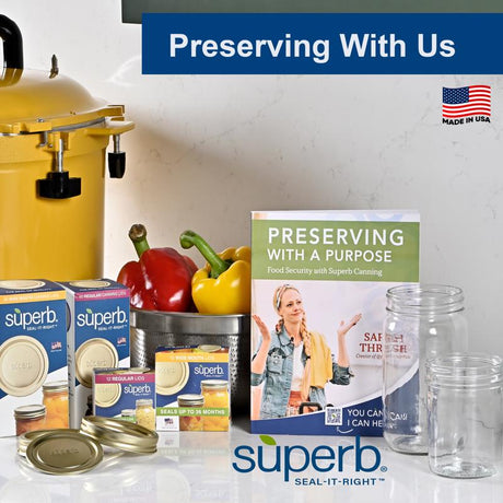 Superb Wide Mouth Canning Lid 156 pk