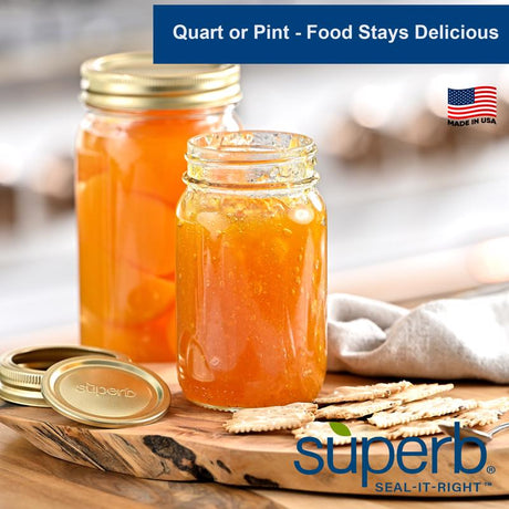Superb Regular Mouth Canning Lid 156 pk