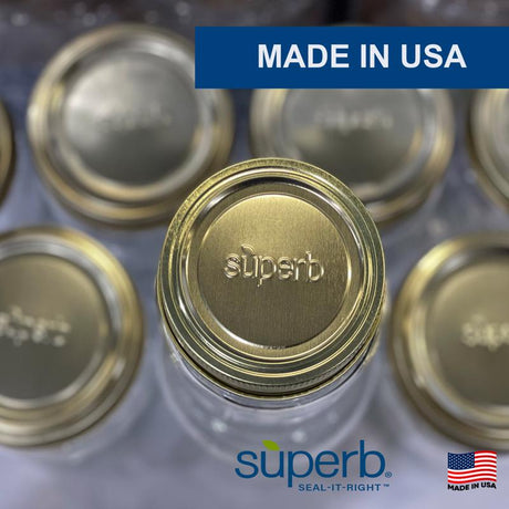 Superb Regular Mouth Canning Lid 156 pk