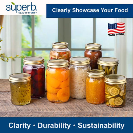 Superb Regular Mouth Canning Lid 156 pk
