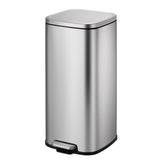 EKO Stella 7.9 gal Silver Stainless Steel Step Pedal Trash Can