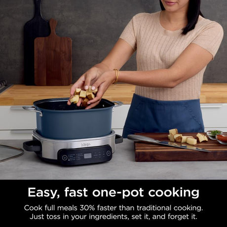 Ninja 6.5 qt Gray Stainless Steel Multi-Cooker