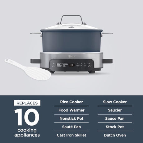 Ninja 6.5 qt Gray Stainless Steel Multi-Cooker