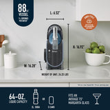 Ninja Slushi Black 2 qt Frozen Dessert Maker 17 in. H X 7 in. W X 16 in. L