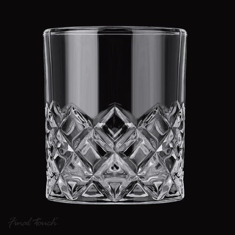 Final Touch 2.5 oz Clear Glass Yarai Shot Glass Set