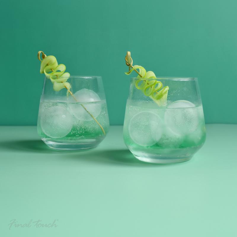 Final Touch Gray Plastic Ice Tray