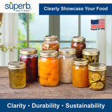 Superb Regular Mouth Canning Lid 12 pk, Pack of 24