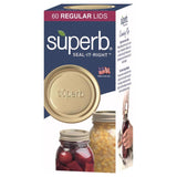Superb Regular Mouth Canning Lid 60 pk