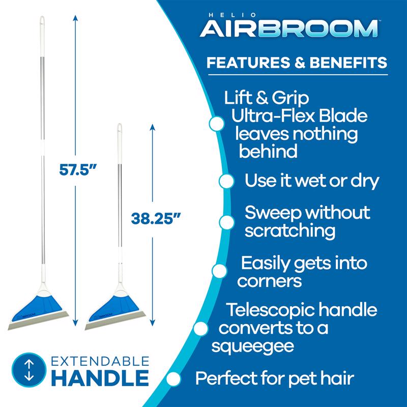 As Seen On Tv Helio AirBroom 12 in. W Broom