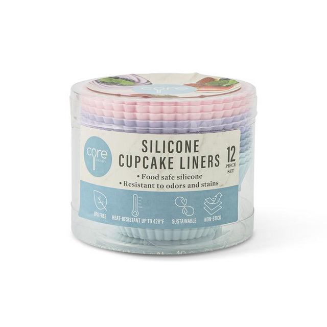 Core Kitchen Cupcake Cups Assorted 12 pc, Pack of 6