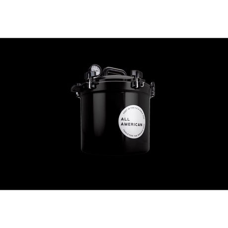 All American 1930 Cast Aluminum Pressure Canner 12.25 in. 21.5 qt Black