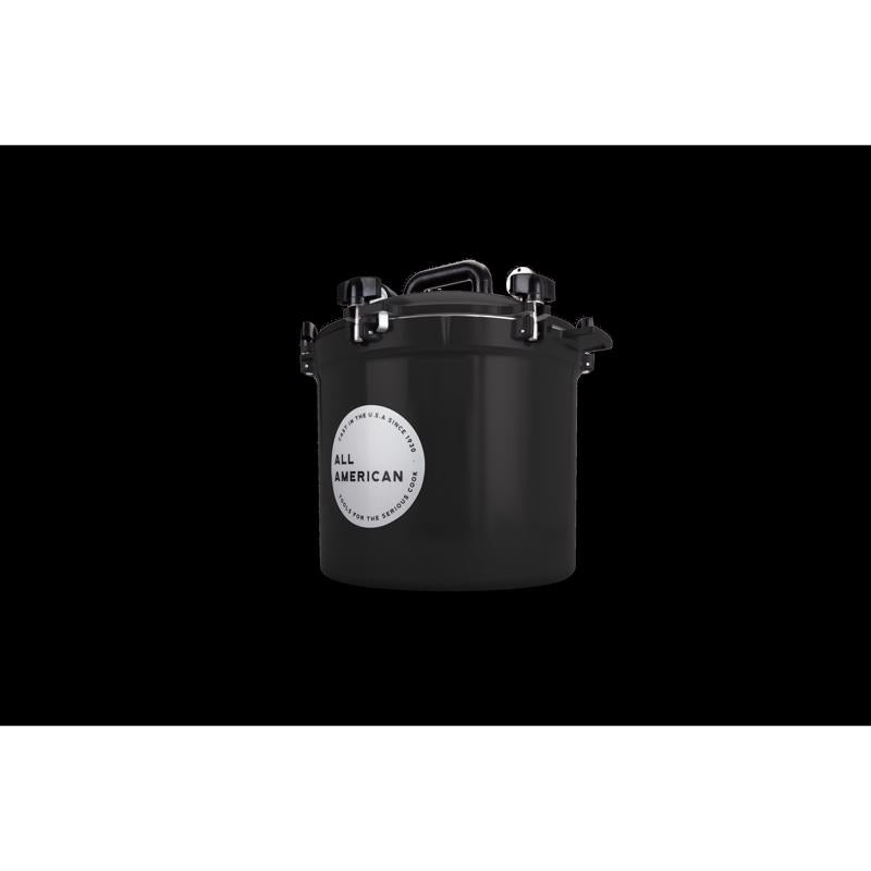 All American 1930 Cast Aluminum Pressure Canner 12.25 in. 21.5 qt Black