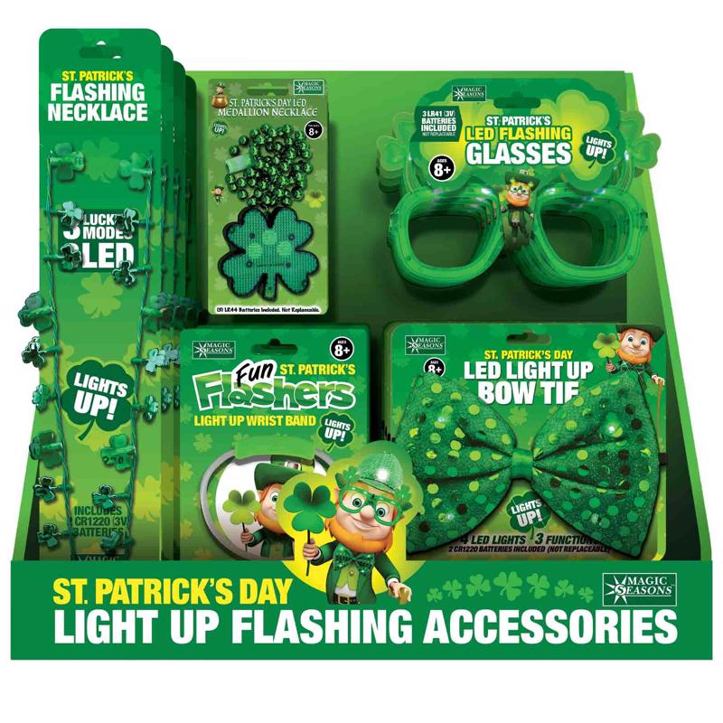 Shawshank LEDz St Patricks Day Ornament 1 each, Pack of 30