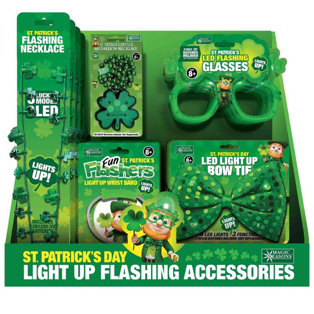 Shawshank LEDz St Patricks Day Ornament 1 each, Pack of 30