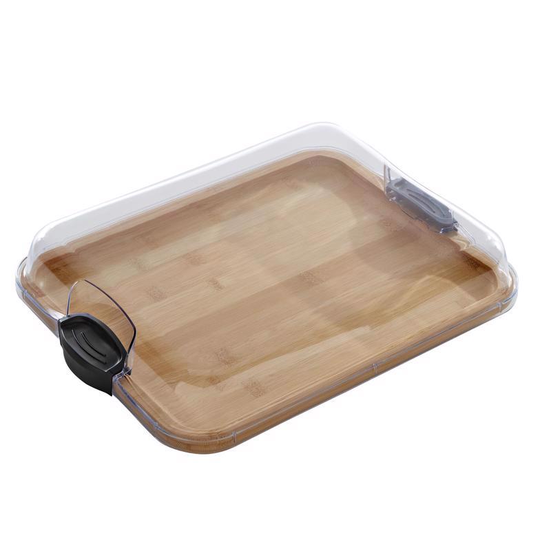 Lifetime Brands 14 in. L X 11 in. W Bamboo Cutting Board & Serve Tray, Pack of 2