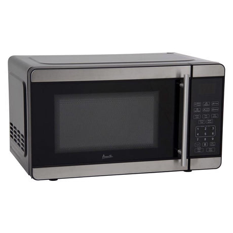 Avanti 0.7 cu ft Black/Silver Microwave 700 W