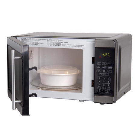 Avanti 0.7 cu ft Black/Silver Microwave 700 W