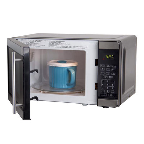 Avanti 0.7 cu ft Black/Silver Microwave 700 W