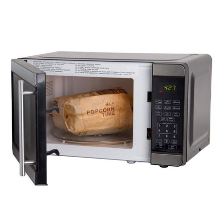Avanti 0.7 cu ft Black/Silver Microwave 700 W