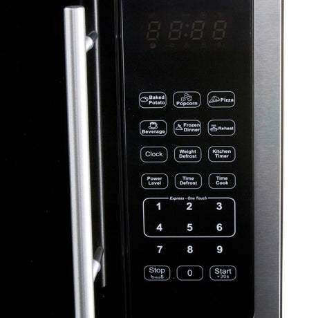 Avanti 1.5 cu ft Silver Microwave 1000 W
