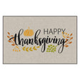 Fanmats 30 in. W X 20 in. L Multi-Color Happy Thanksgiving Nylon Door Mat, Pack of 6
