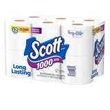 Scott Toilet Paper 12 Rolls 12000 sheet, Pack of 4