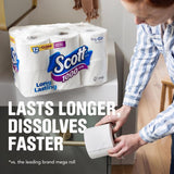 Scott Toilet Paper 12 Rolls 12000 sheet, Pack of 4