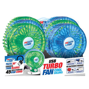 Shawshank LEDz 5.25 in. H Desktop Fan, Pack of 6