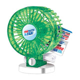 Shawshank LEDz 5.25 in. H Desktop Fan, Pack of 6