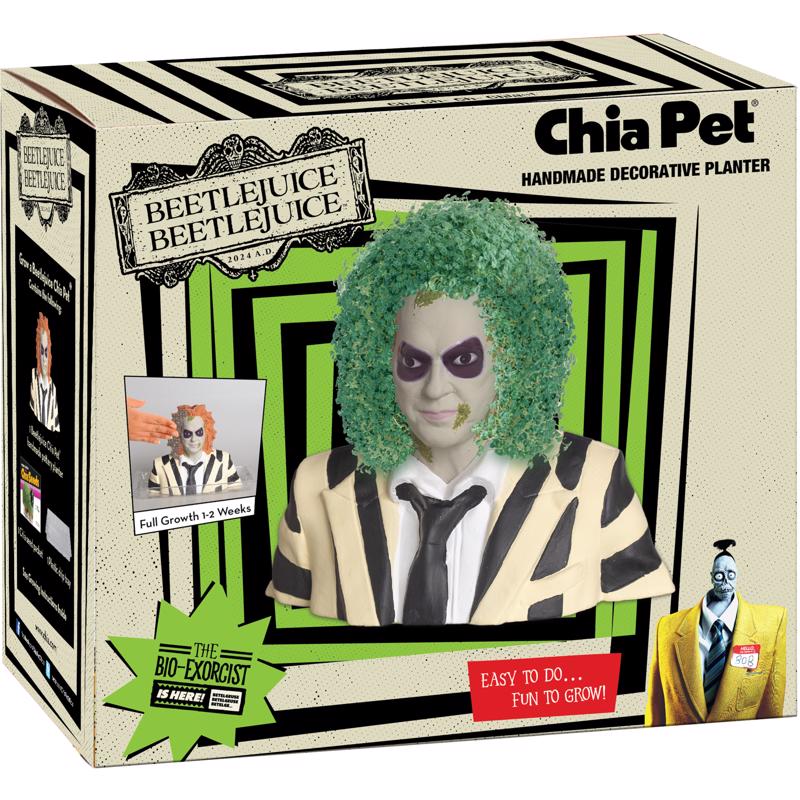 Chia Pet Beetlejuice Decorative Planter Clay 1 pk