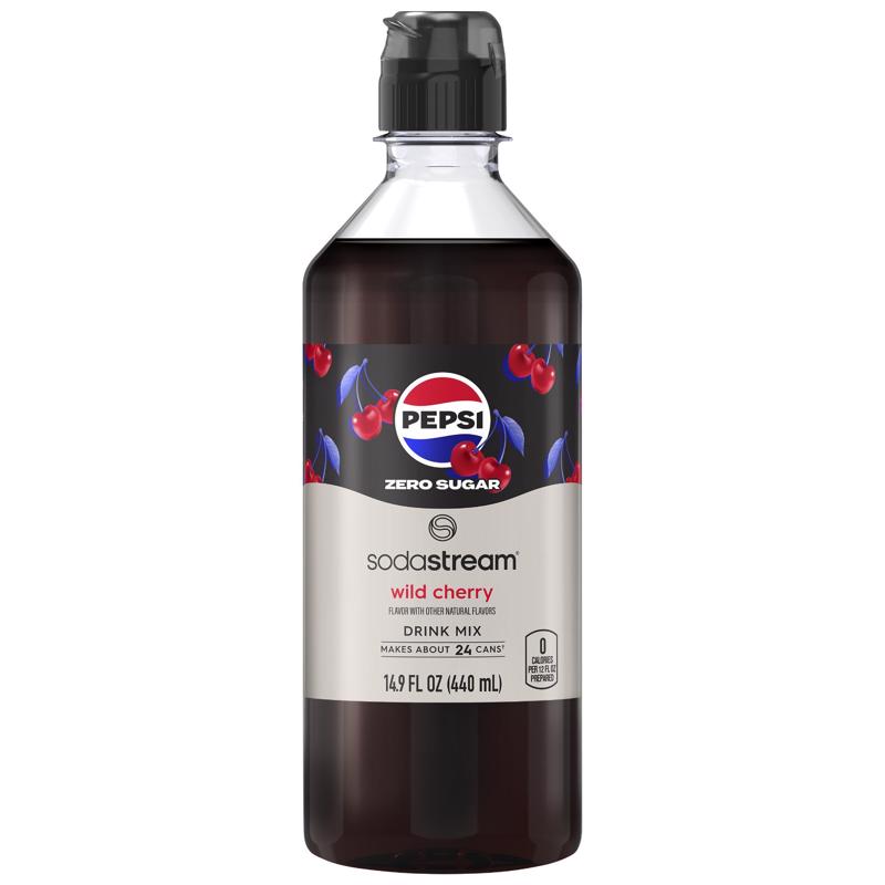 SodaStream Pepsi Zero Sugar Cherry Soda Mix 440 ml 1 pk