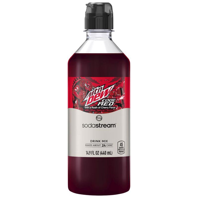 SodaStream Mountain Dew Code Red Cherry Soda Mix 440 ml 1 pk
